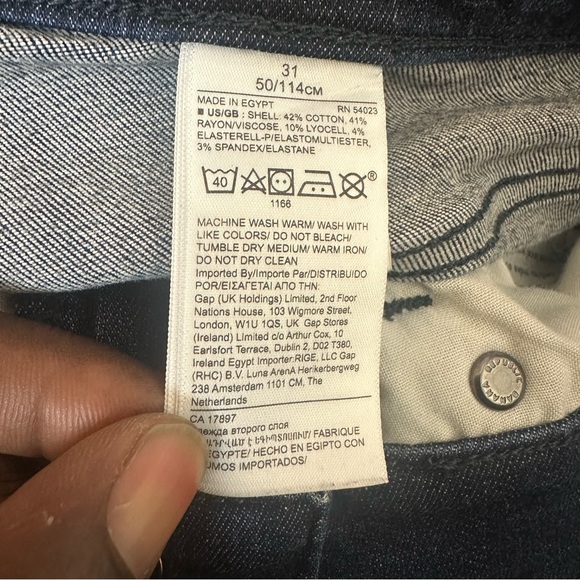 Banana Republic Jeans Women’s Size 31 High Rise Flare Blue Comfortable Y2K Boho - Picture 8 of 9